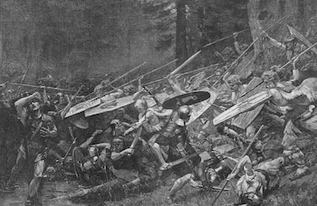 Los clavos de zapatos militares