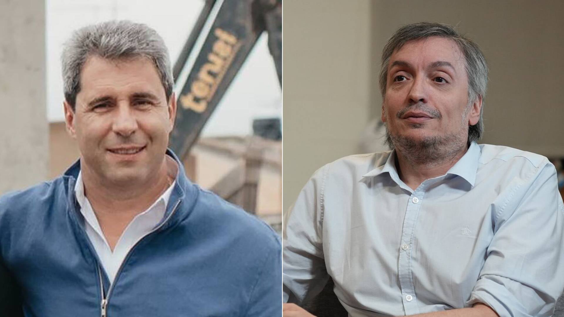 Sergio Uñac y Máximo Kirchner