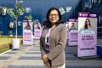 Verónika Calderón, vice-presidente de Bem-Estar e Responsabilidade Social da UCV. Foto de : Infobae Peru