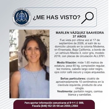 Encuentran en un barranco sin vida a la activista Marlen Vázquez Saavedra: fue vista por última vez el 17 de septiembre. Fiscalía de BC