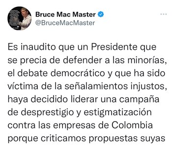 Tuit de Bruce Mac Master