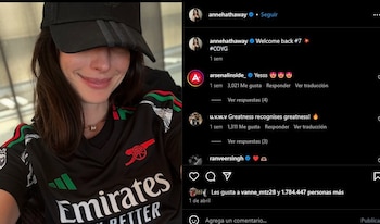 Anne Hathaway ha mostrado en