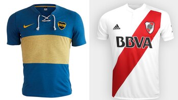 Las camisetas retro de Boca