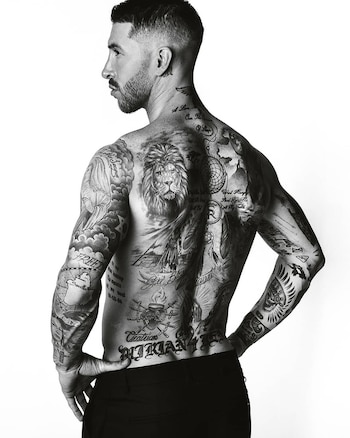 La espalda de Sergio Ramos