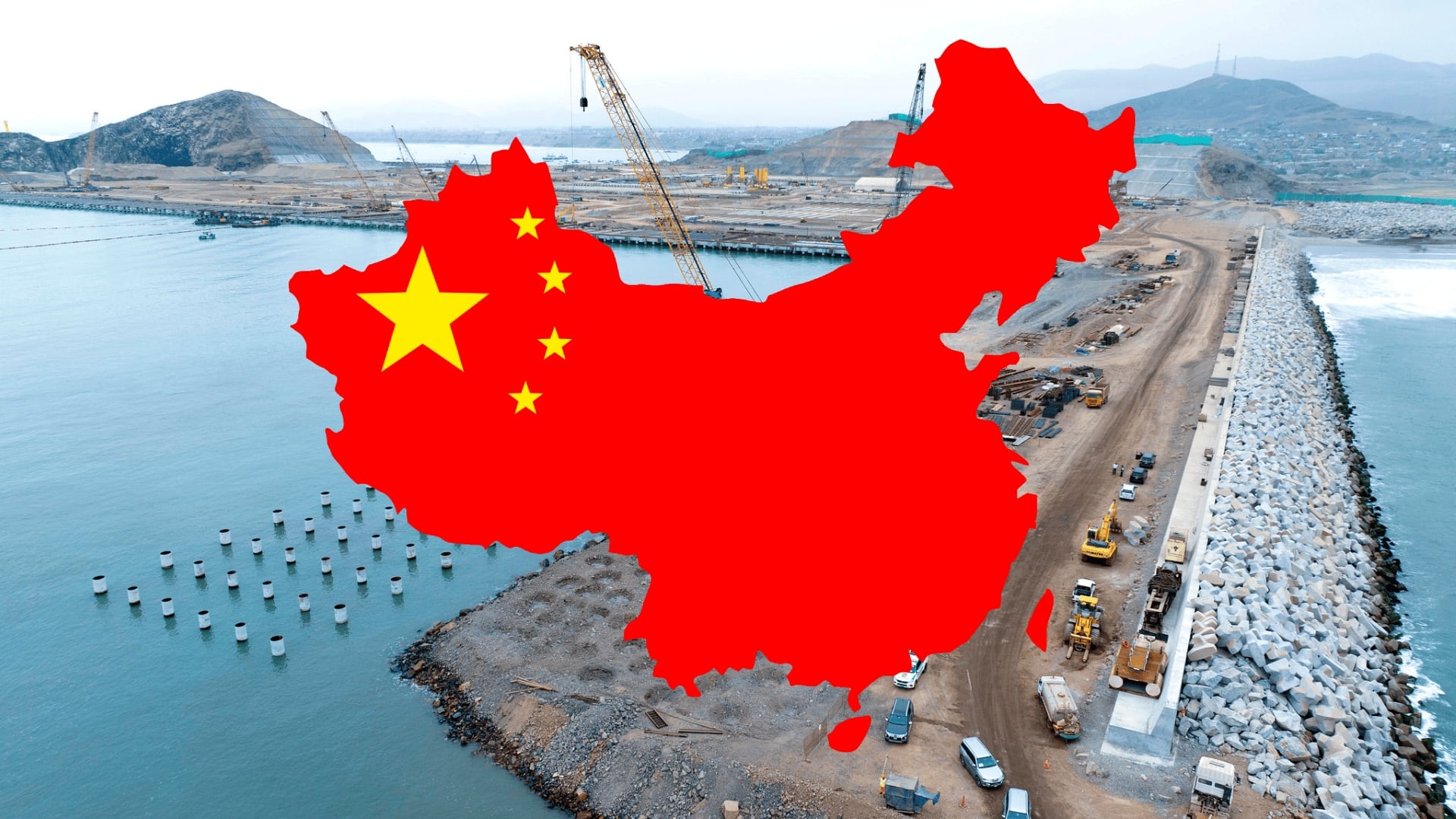 Las inquietudes por el puerto de Chancay han crecido en un contexto de rivalidad geopolítica cada vez más acentuada entre Estados Unidos y China. Foto: composición Infobae Perú/UDEP