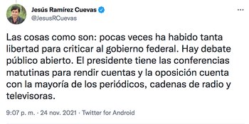 (Foto: Twitter/@JesusRCuevas)