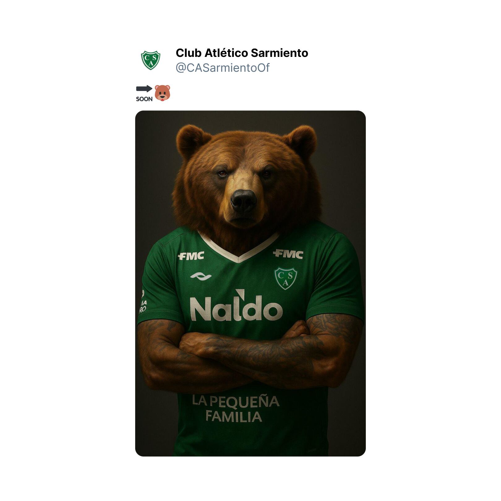 El posteo de Sarmiento para presentar al Oso Pratto como nuevo refuerzo