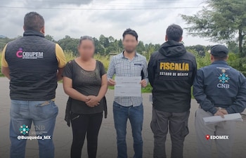 Comisión Nacional de Búsqueda CNB persona localizada Edomex