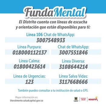 Líneas de atención para tratar