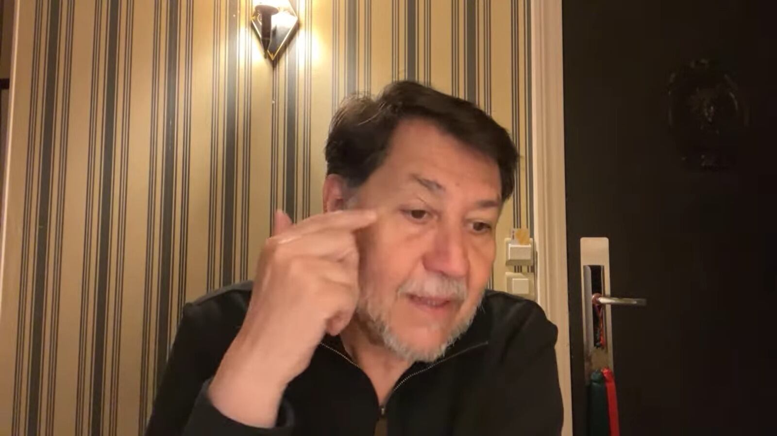 Noroña pidió que paren las agresiones contra cualquier persona (Captura de Pantalla)