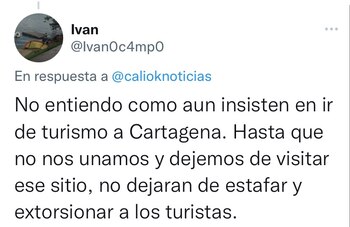 Tuit de Iván Ocampo