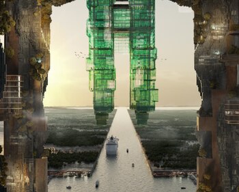 La ciudad futurista que Arabia