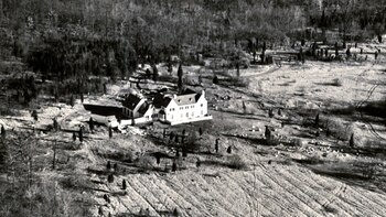 La vista aérea de la