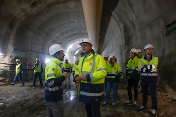 Obras de Metro de Madrid.