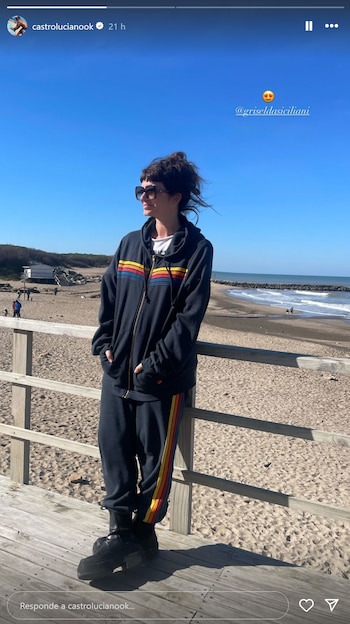 Griselda eligió un look completamente