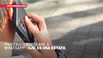 Una de las llamadas peligrosas que están haciendo estafadores en Bogotá - crédito Secretaría de Seguridad