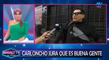 Carloncho reconoce episodio relatado por Gianina Portugal y explica qué ocurrió en radio Moda. Captura: Magaly TV La Firme.