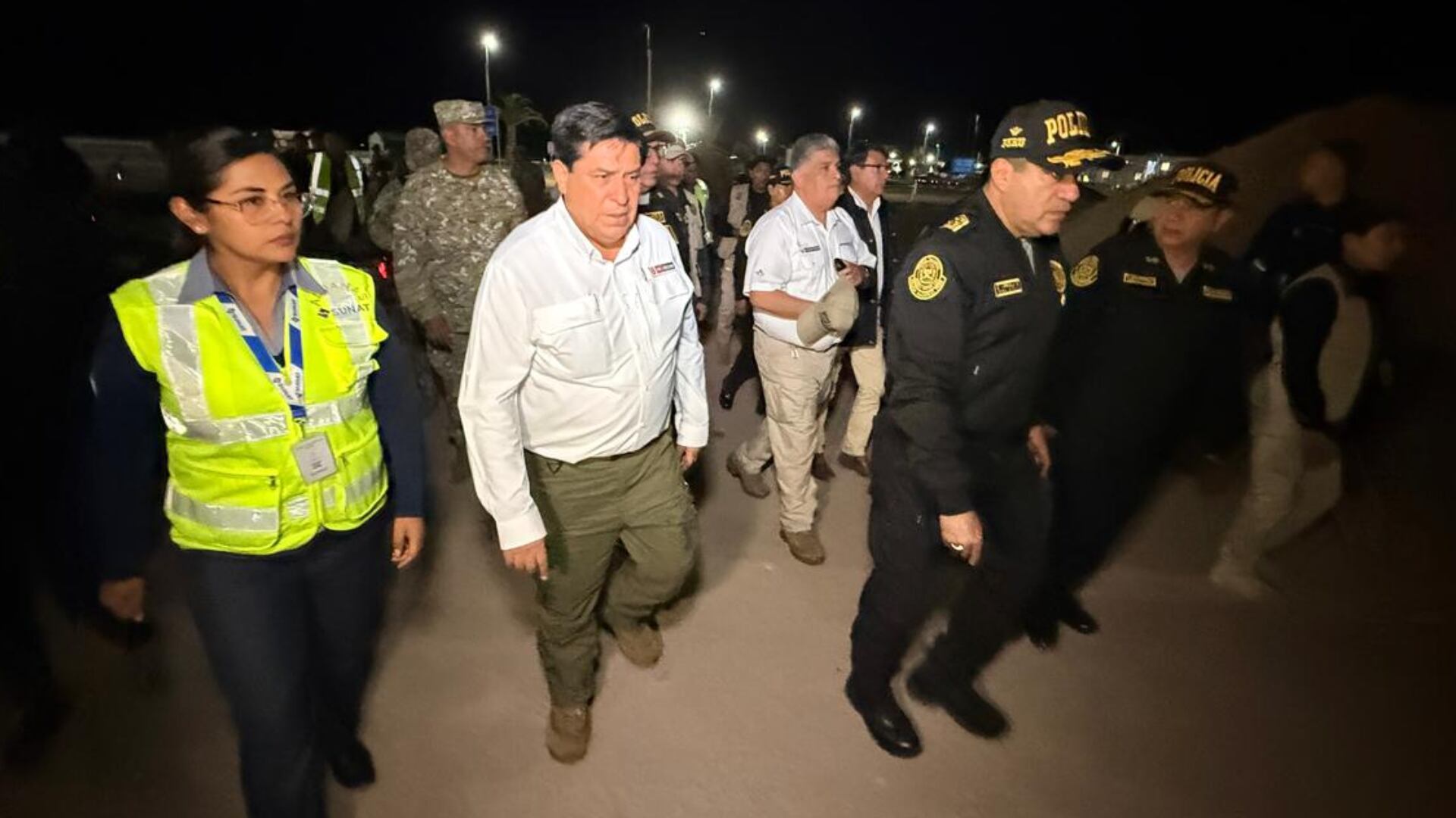 Ministro del Interior afirma que toda la frontera Perú – Chile tiene luces y está cubierta por la Policía Nacional