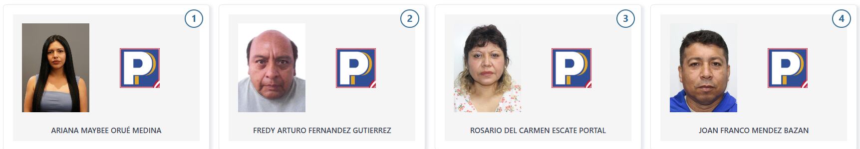 Los candidatos de Podemos a la Cámara de Diputados en las próximas Elecciones Generales de Perú en 2026. (Voto Informado - JNE)