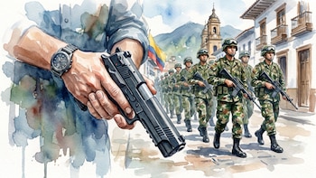 Comandante del Gaula Militar defendió el porte de armas en Colombia: “Me gusta el tema y espero que levanten tanta restricción”