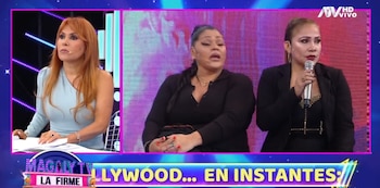 Magaly Medina molesta con su producción por falta de un audio. (Captura: Magaly TV La Firme)