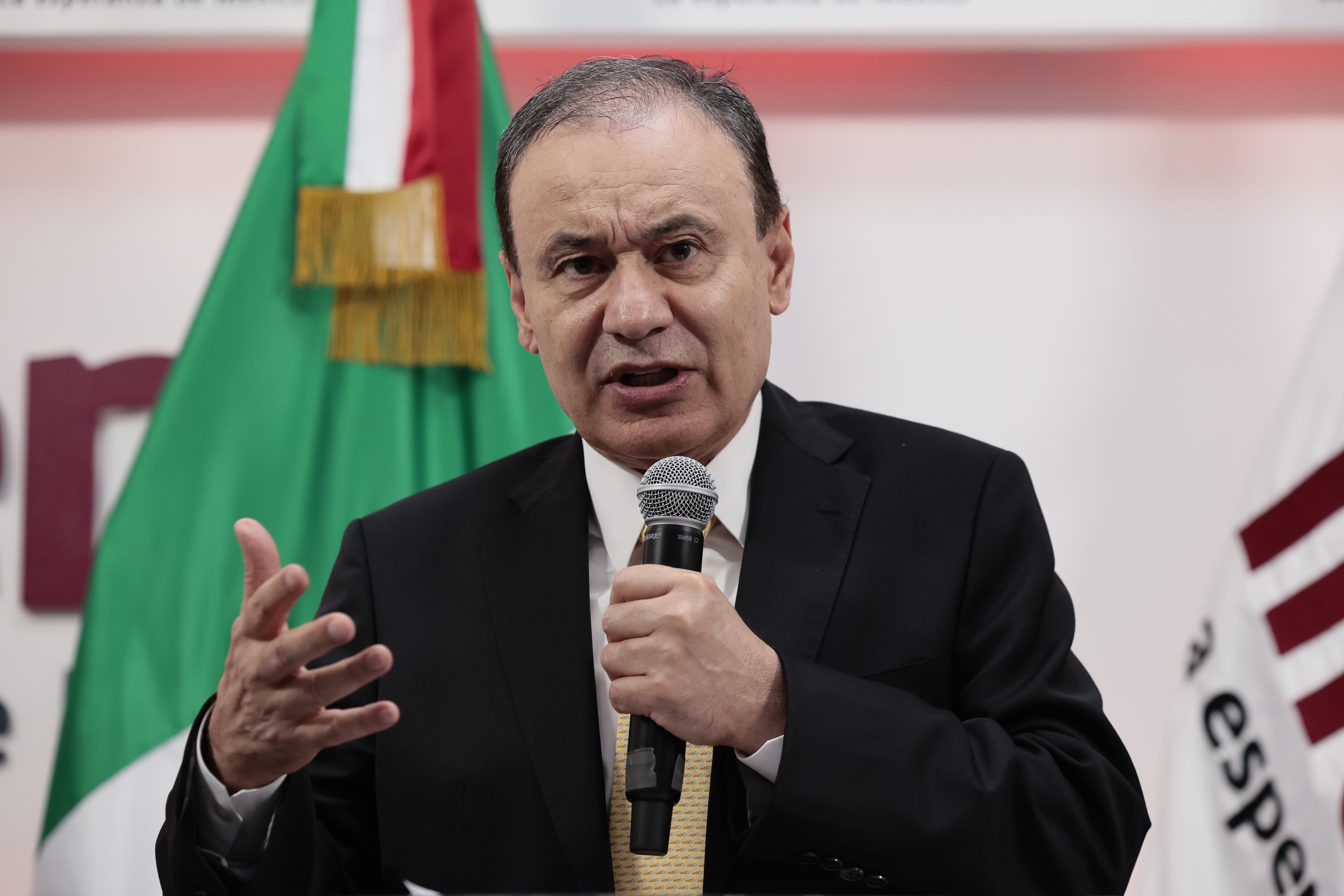 Alfonso Durazo, entre los gobernadores señalados por revocación de visas en EEUU. EFE/ José Méndez