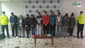 Presuntos integrantes de la banda