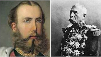 Maximiliano de Habsburgo y Porfirio