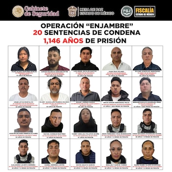 Operación Enjambre sentencias Edomex