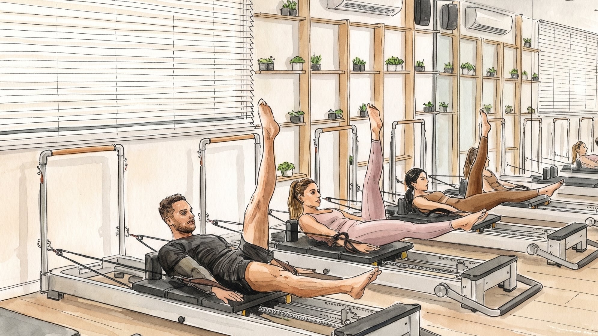 El pilates mejora la fuerza del core y favorece una postura más estable. (Imagen Ilustrativa Infobae)