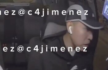 El asaltante quedó captado en