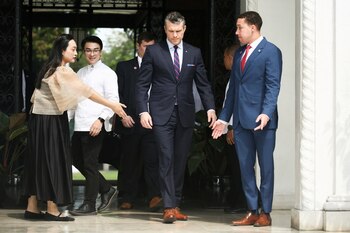 Durante su estancia de dos