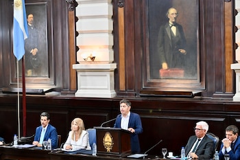 Kicillof defendió la gestión en