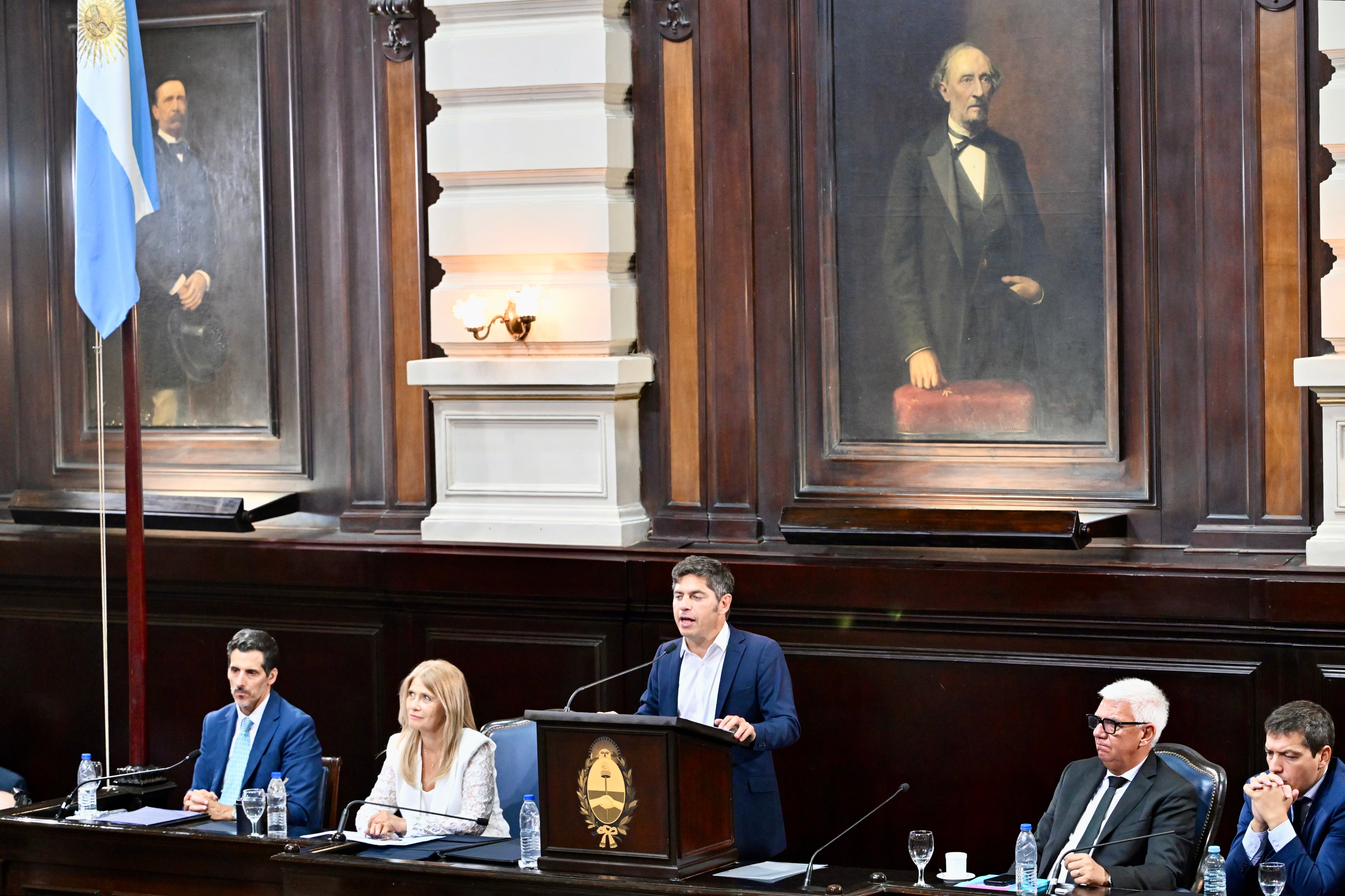 Kicillof en la apertura de sesiones de este año (AG La Plata)