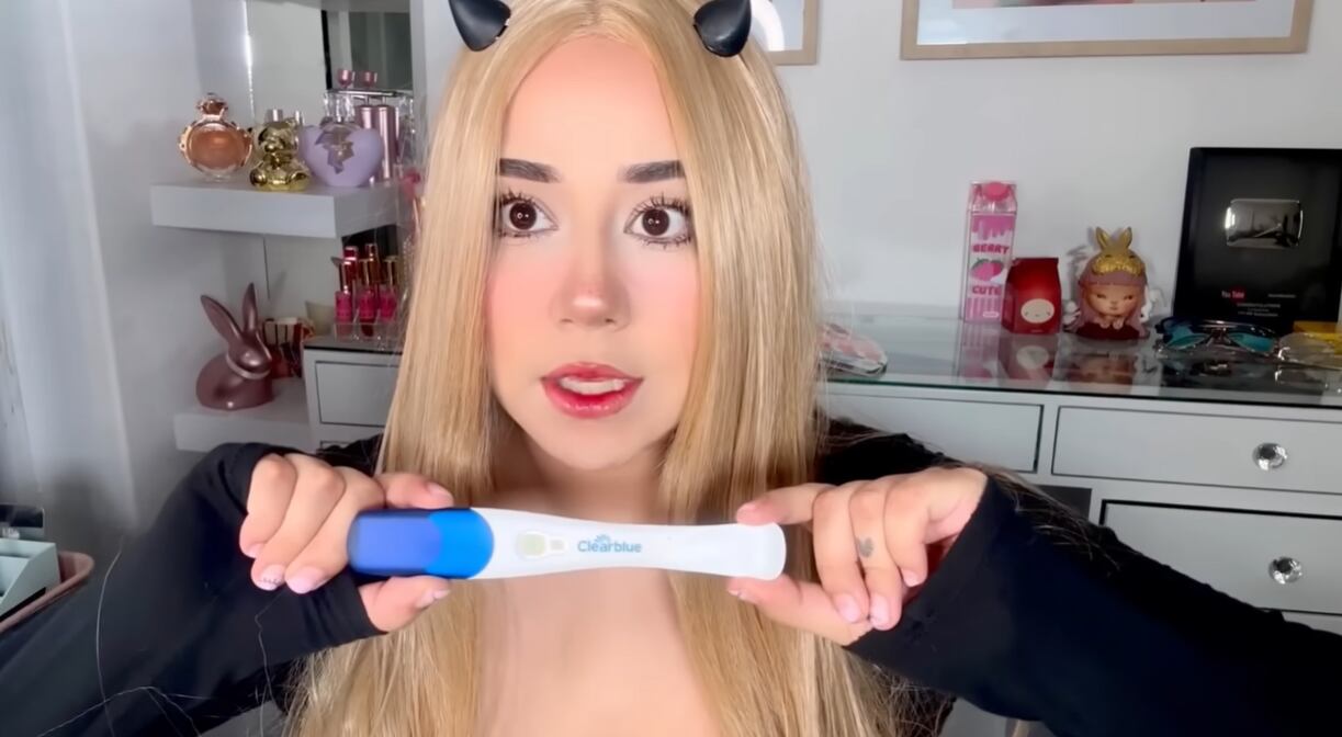 La youtuber Miku anunció que está embarazada. (Captura de pantalla)