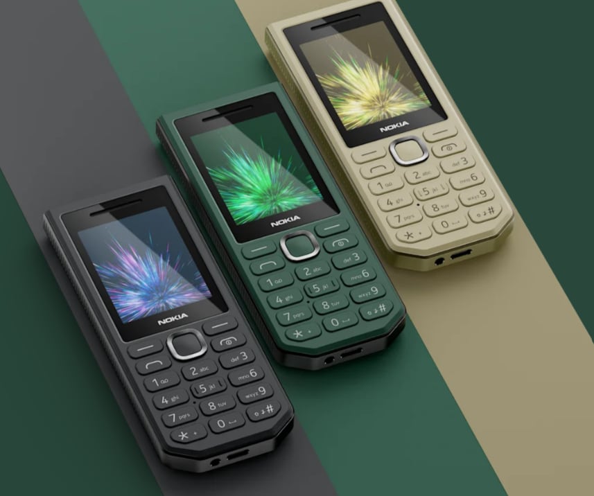 El Nokia 300 Charge puede suministrar energía a otros equipos gracias a su función de batería portátil. (HMD)