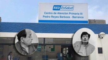 Dos médicos de un policlínico de EsSalud se fueron a golpes. Foto captura.