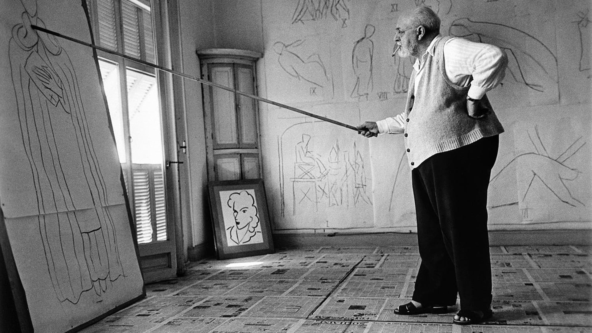 Henri Matisse, agosto de 1949 (Foto: Robert Capa)
