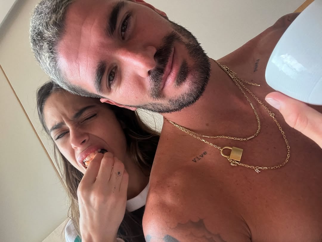Rodrigo y Tini, en un momento cotidiano que la cantante eligió para repasar la vida en pareja