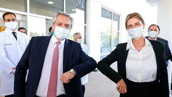 Alberto Fernández y Marisa Fassi