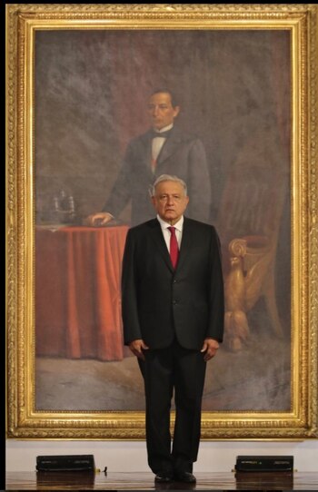 AMLO realizó un homenaje a