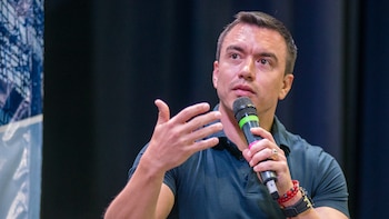 Noboa se ausenta de la