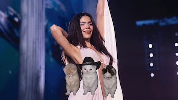 Kenia Os llega a la tendencia de los 3 gatitos “La Calabaza” con “Malas Mañas”: ¿De qué se trata el baile viral de TikTok?