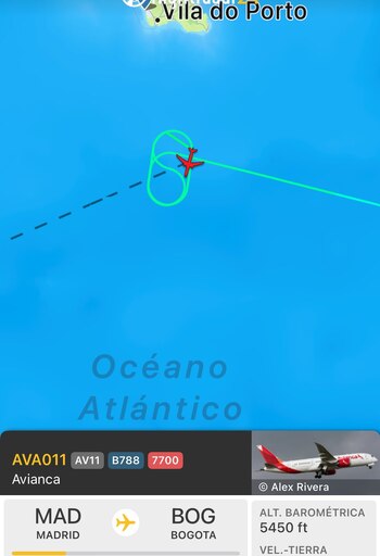 Vuelo AV11 de Avianca con emergencia en ruta Madrid-Bogotá