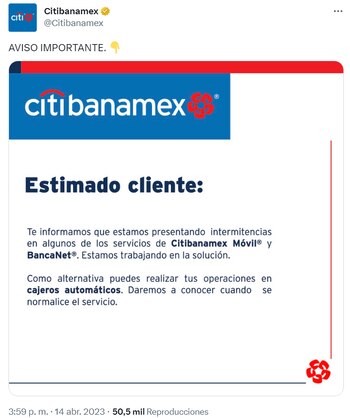 Este fue el comunicado del