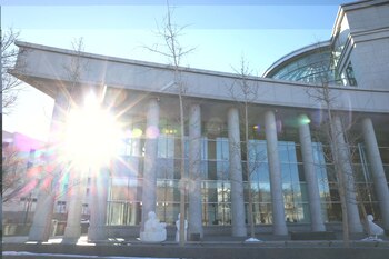 Una vista general del edificio