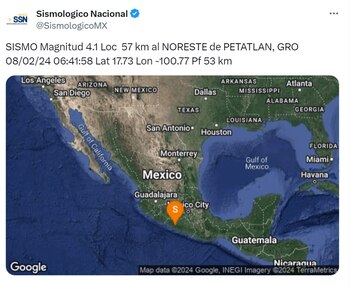 (X @SismologicoMX)