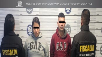 Dos de los tres detenidos
(FGJEM)