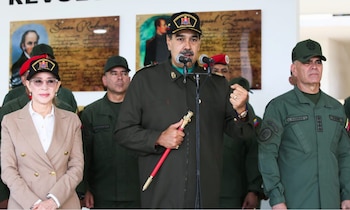 Nicolás Maduro y Cilia Flores