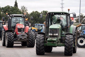 09/02/2024 Varios tractores durante una